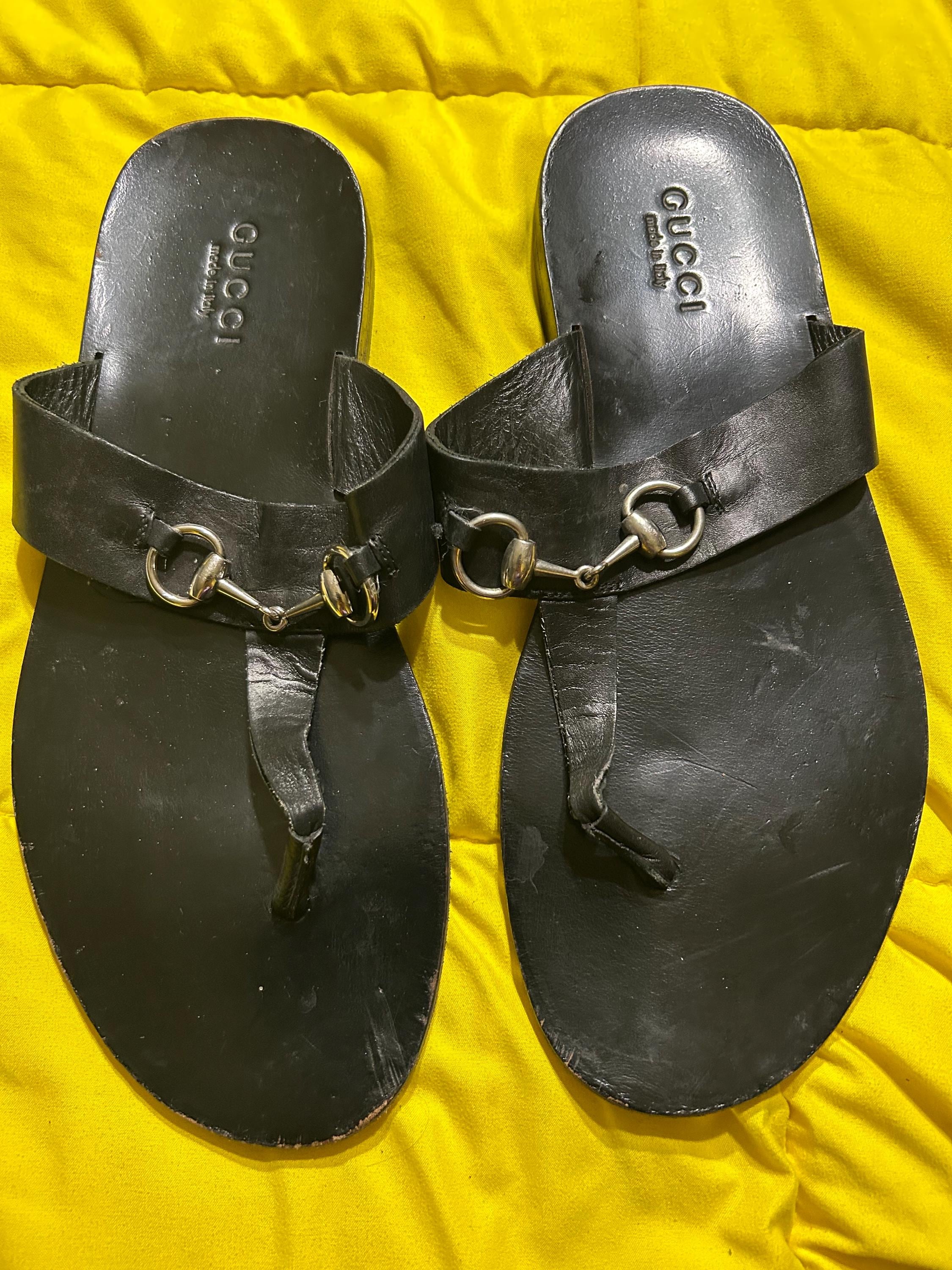 Gucci Vintage Sandals - Etsy
