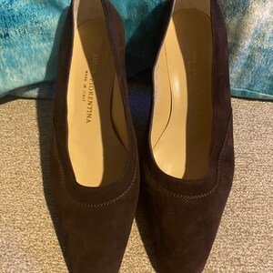 Brown Suede Silvia Fiorentina Dorian Pumps 7.5M