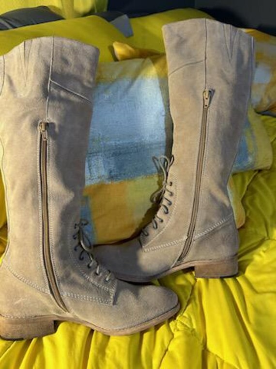 Tan Suede Seychelles Knee Boots 7 1/2M View 4