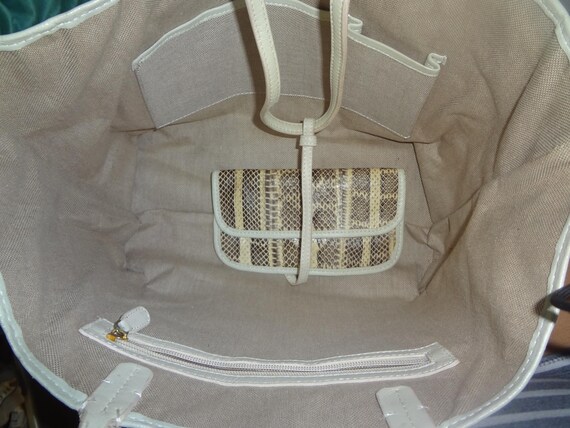 Python Shoulder Bag/Tote Bag - image 6