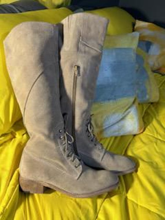 Tan Suede Seychelles Knee Boots 7 1/2M View 2