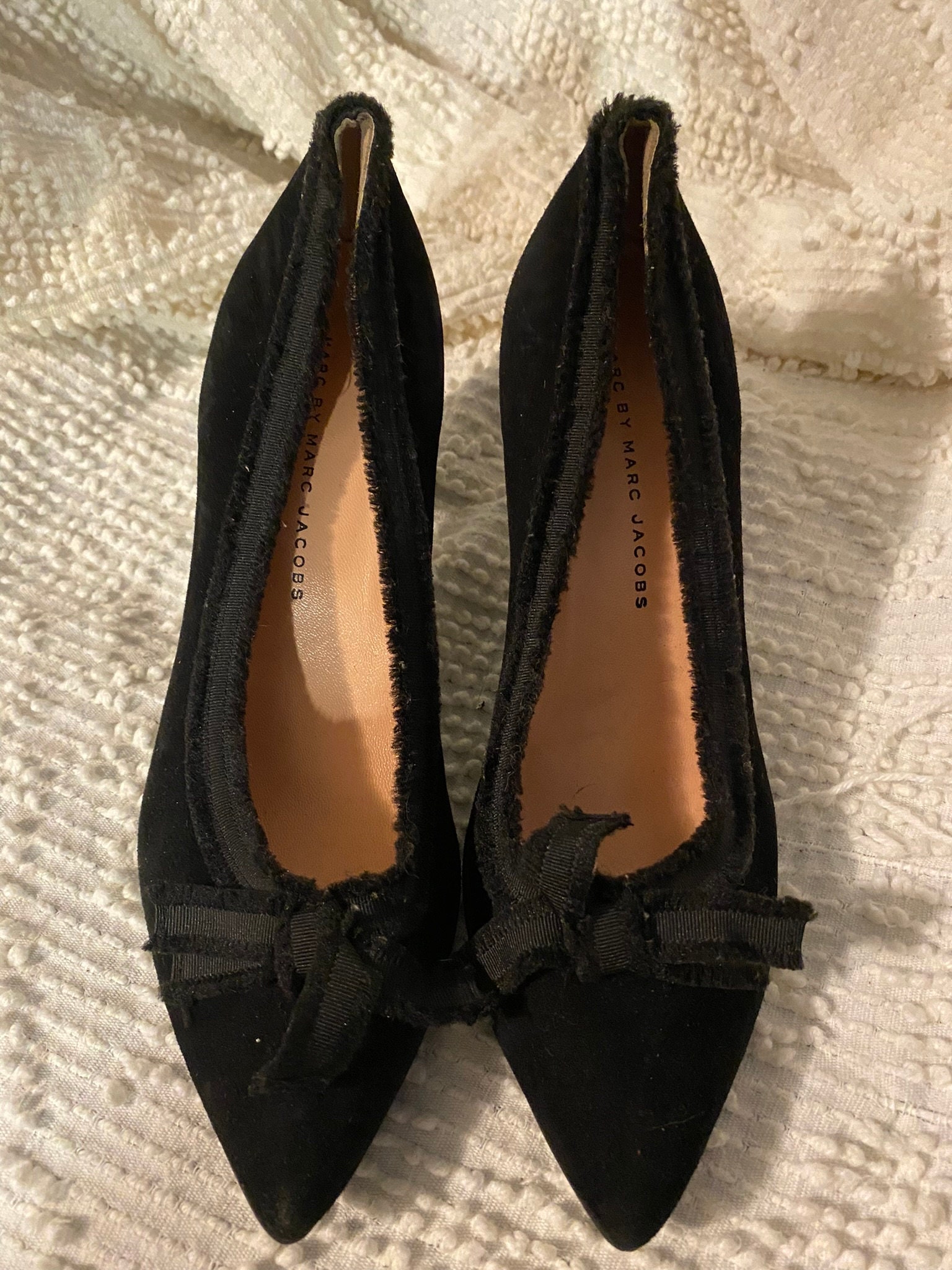 Escarpins en daim noirs Marc by Marc Jacobs 38/8 France
