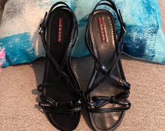 Prada t top strap sandals
