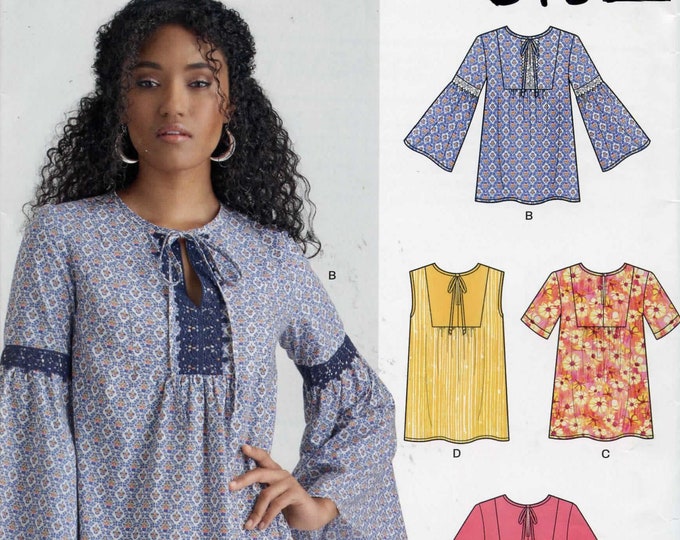 2016 New Look Sewing Pattern 0178 S0178 Misses Smock Tops Sizes 8 to 20 ...