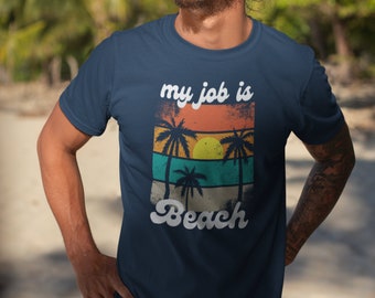 Mi trabajo es la playa - Cita de Ken - Camiseta unisex Softstyle