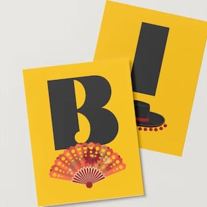 Bienvenidos Letters to Form Banner Two Sets Spain and Latin America Inspiration