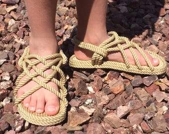 FREE SHIP Children's Rope Sandals
