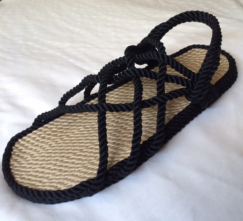 tan rope sandals