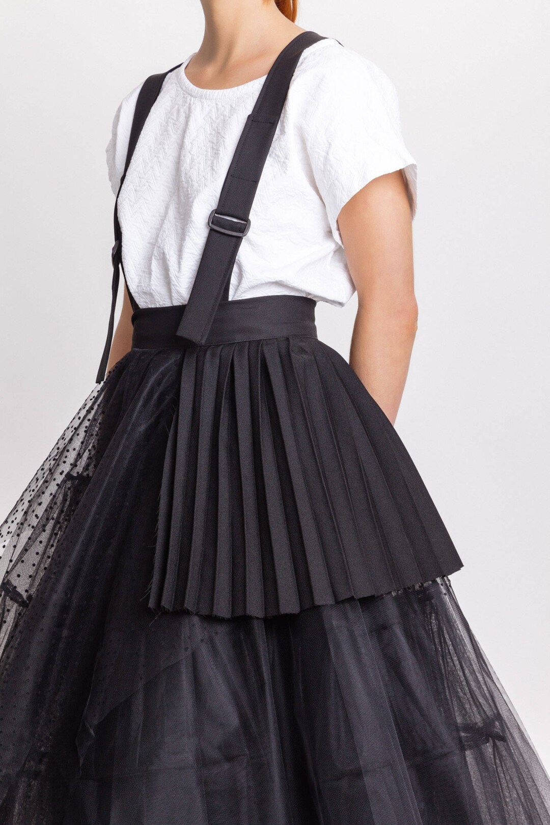 【正規品/新品】Ameri BLACK TULLE RAFFLE SKIRT BLACK TULLE RAFFLE SKIRT（スカート）｜Ameri（アメリ）の