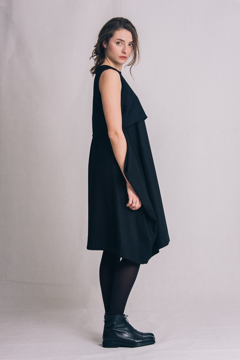 Normal Black Sleeveless dress – Styched Fashion