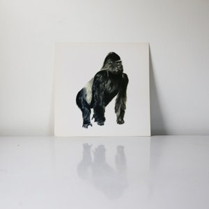 Vintage Gorilla print wall art