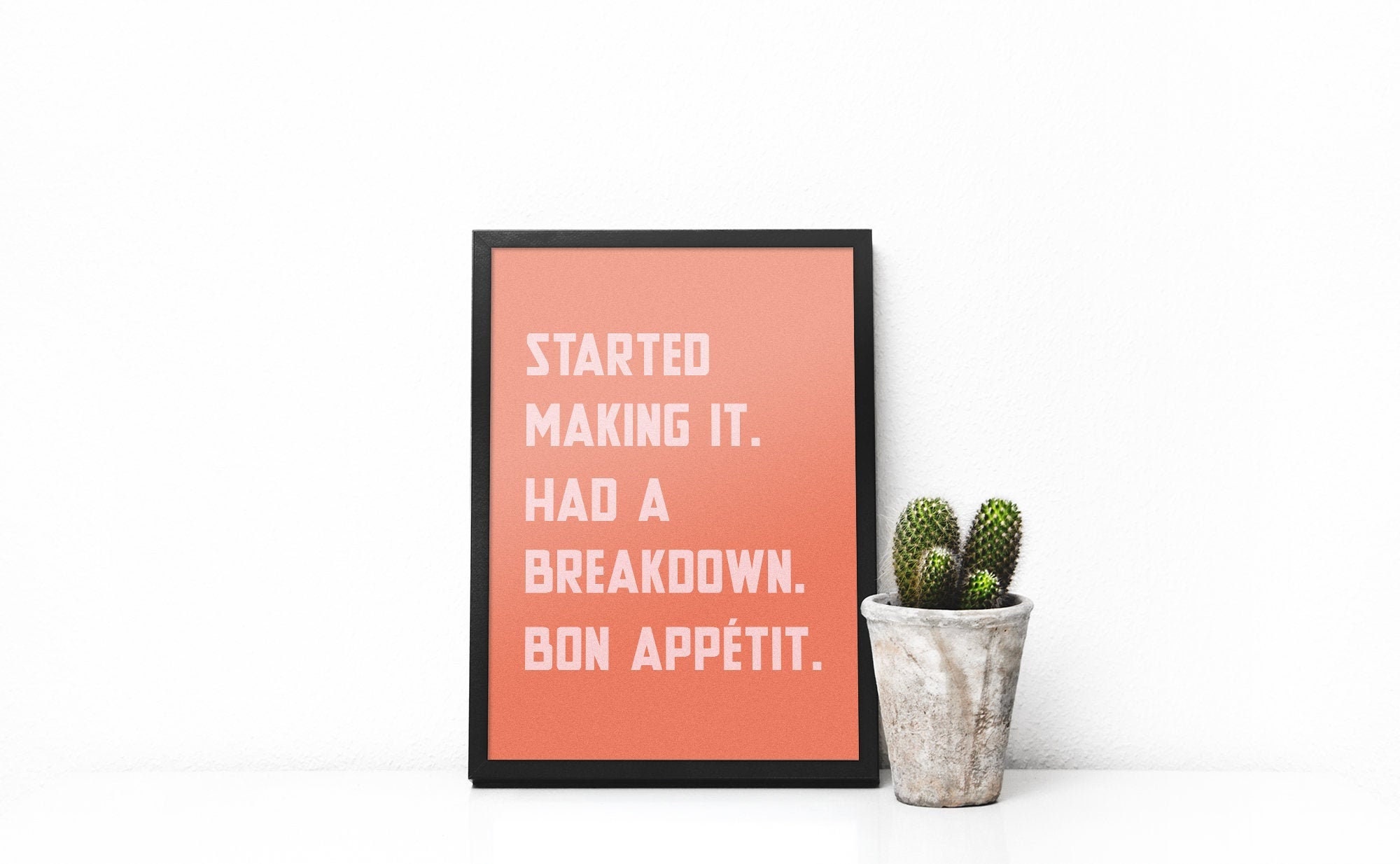 Great Celebrity Bake Off Quote Art Print James Acaster Etsy