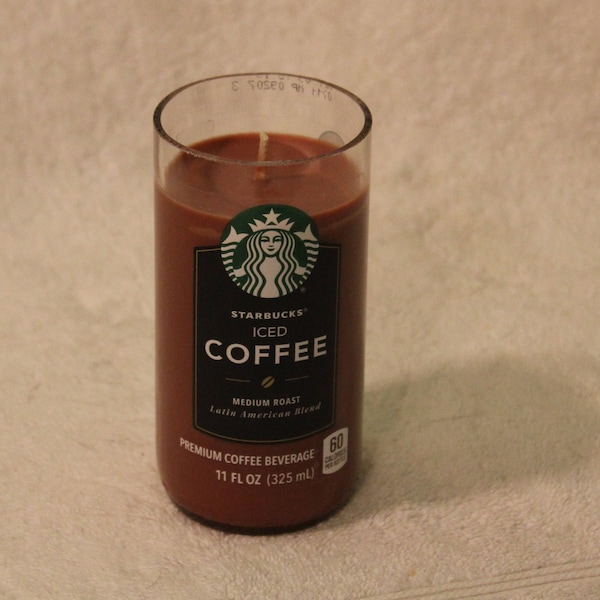 Starbucks Bottle Coffee Scented Candle - Amazing Coffee Smell!