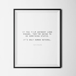 It’s Only Human Natural, The Office TV Show Printable, Office Wall Art, Funny Prints, Kevin Malone Quote, Office Quote, Funny Gift Idea