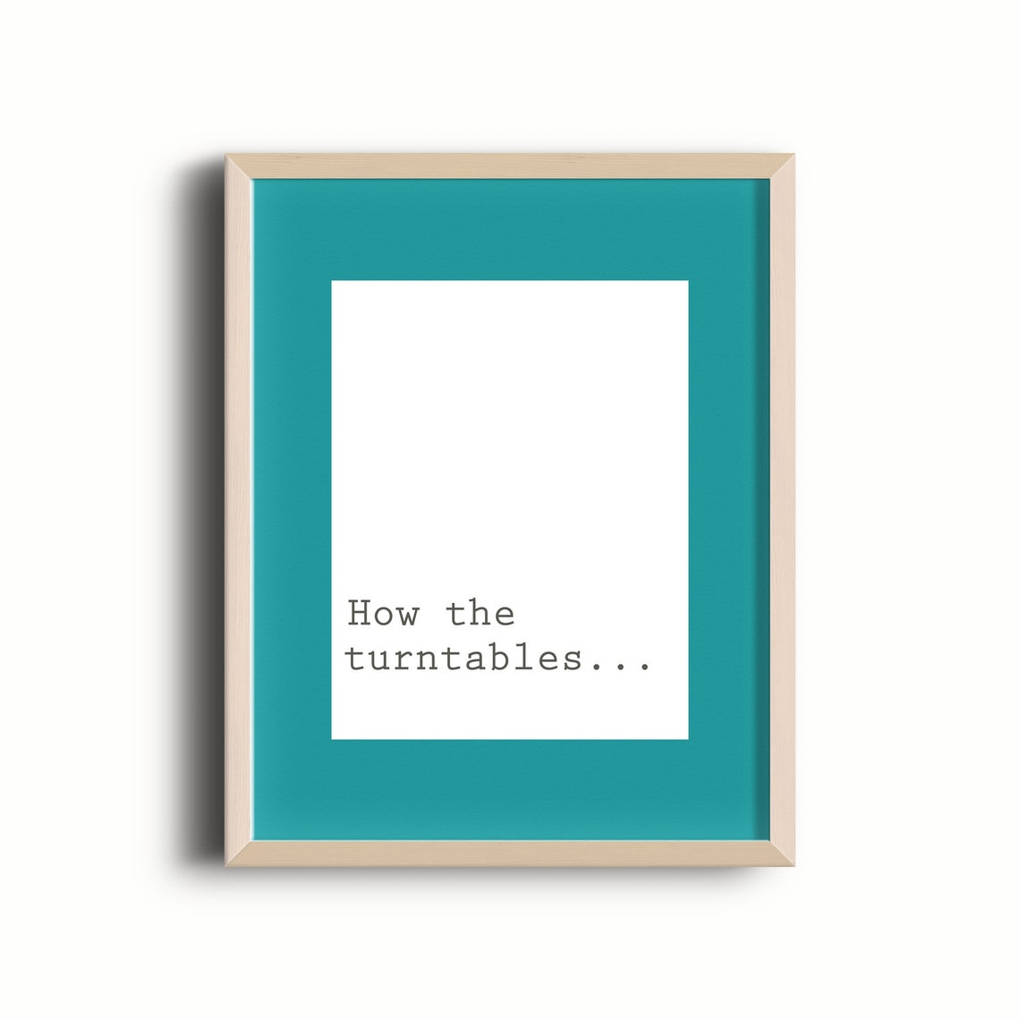 The Office Quote Michael Scott Quote How The Turntables The Etsy