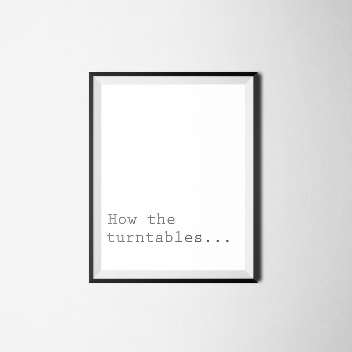 The Office Quote Michael Scott Quote How The Turntables The Etsy