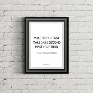 The Office TV Show, Michael Scott Quote, Funny Quote, Office Wall Art, Office Decor, Home Decor image 3