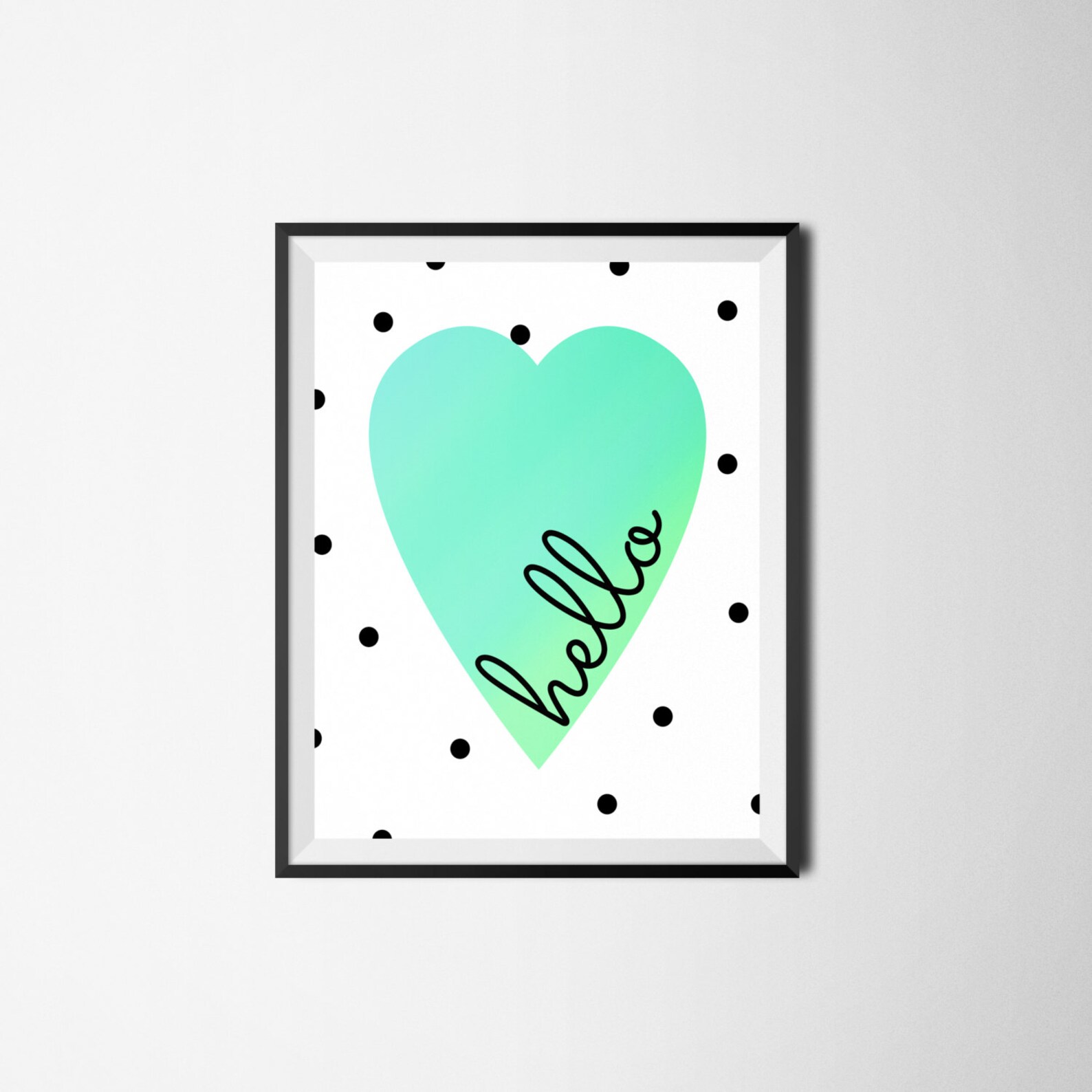 Hello Digital Print, Wall Art, Home Decor, Digital Printable, Nursery