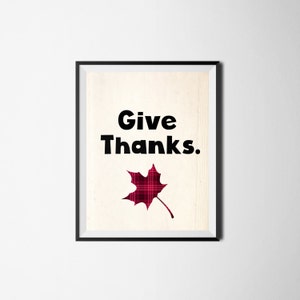 Thanksgiving Printable, Give Thanks, Thanksgiving Quote, Holiday Digital Print, Gold Foil Print, Thanksgiving Home Decor, Fall Wall Art