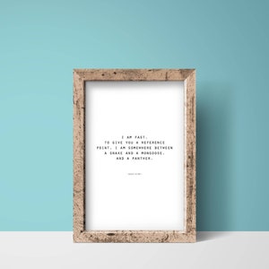 I Am Fast Dwight Schrute Quote the Office TV Show - Etsy