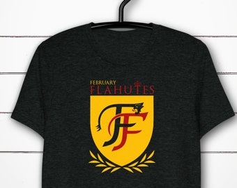 Cycling T-shirt - February Flahutes Graphic Tee - Unisex Tri-Blend T-Shirt - Bella + Canvas 3413