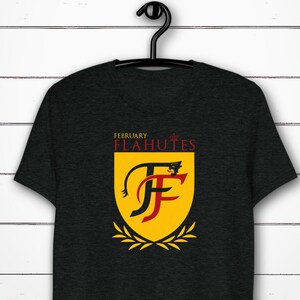 Cycling T-shirt - February Flahutes Graphic Tee - Unisex Tri-Blend T-Shirt - Bella + Canvas 3413