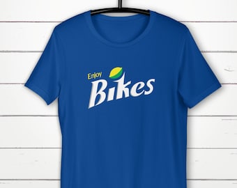 T-shirt -Enjoy Cycling Graphic Tee - Unisex Premium T-Shirt | Bella + Canvas 3001