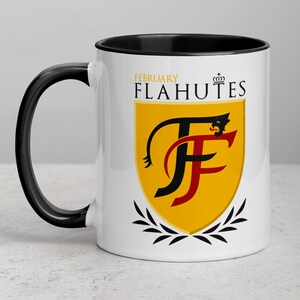 February Flahutes Coffee Mug with Color Inside