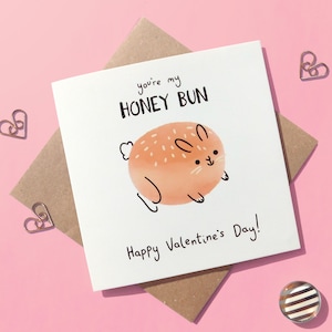 Brot Wortspiel Valentinstag Karte, Wortspiel Liebeskarte, süße Karte für Partner, romantische Karte für Freund, Karte für Freundin, erster Valentinstag