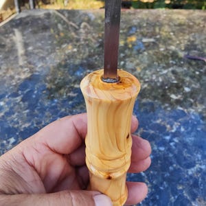 Percutor de barra de ferro Bushcraft | Percutor de barra de ferrocério | Percutor de aço rápido para firesteel.