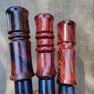 6&quot; x1&quot; bushcraft ferro rod ferrocerium rod firesteel mischmetal metalmatch firestarter with Cocobolo wood handle