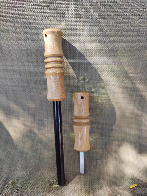 Asta In Ferrocerio Sasquatch 6x1/2'' Per Bushcraft – Accendino Da Sopravvivenza