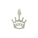 Dubois Cheval Silver Crown Crop Charm