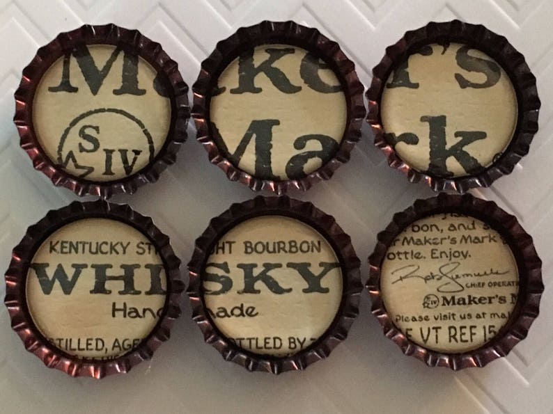 Makers Mark Bottlecap Magnet Set