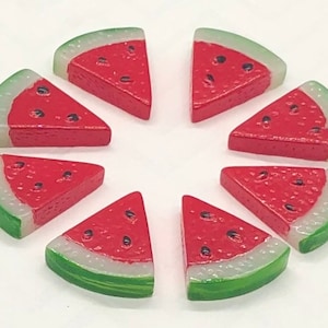 Watermelon Magnets or Thumbtacksdorm decor, hostess gift, weddings, decorate cubicle, office decor