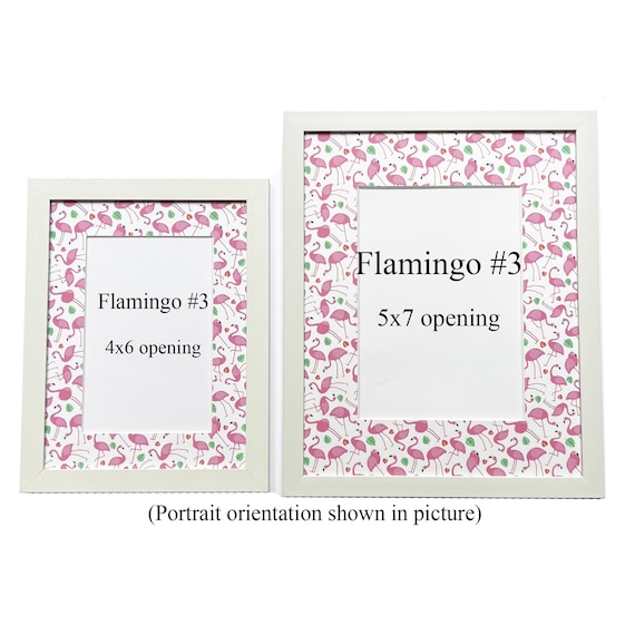 Flamingo Photo Frame – Handmade Office Decor