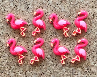 Flamingo Push Pins or Magnets – Pink Office Decor