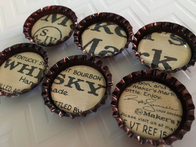 Makers Mark Bottlecap Magnet Set