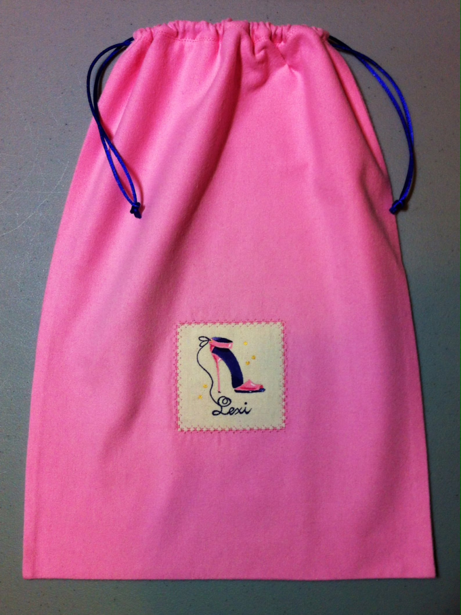 Bespoke Flannel Shoe Bags Personalized Just for You Etsy