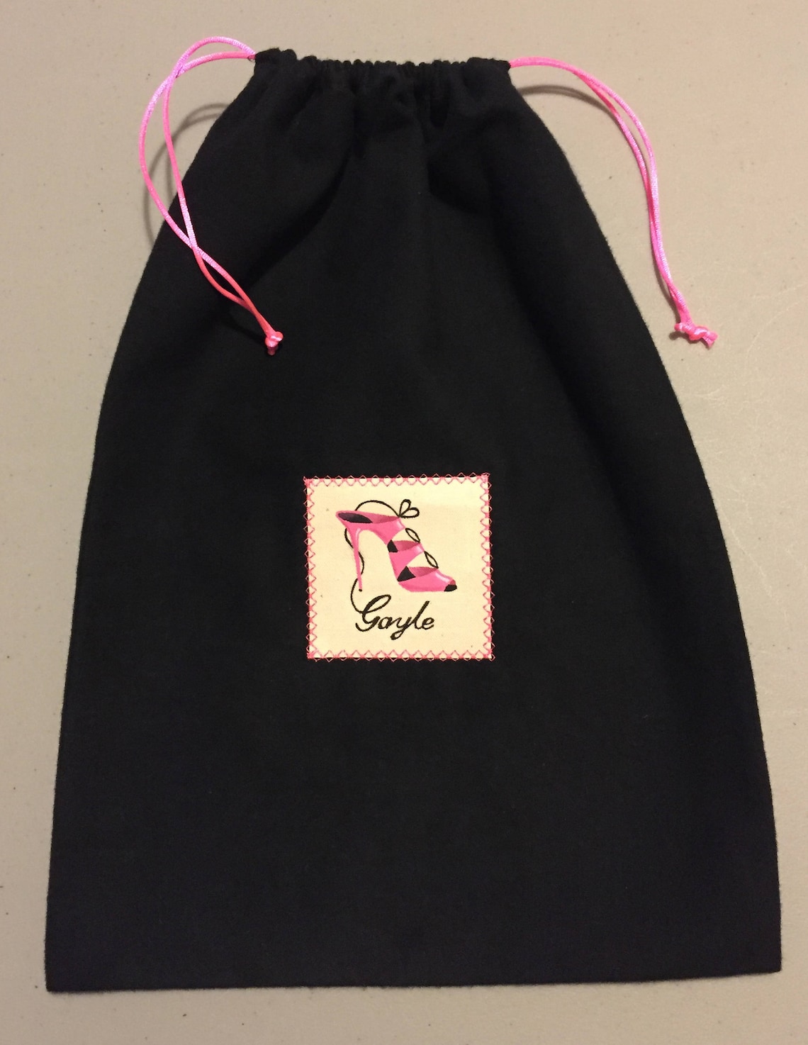 Bespoke Flannel Shoe Bags Personalized Just for You Etsy