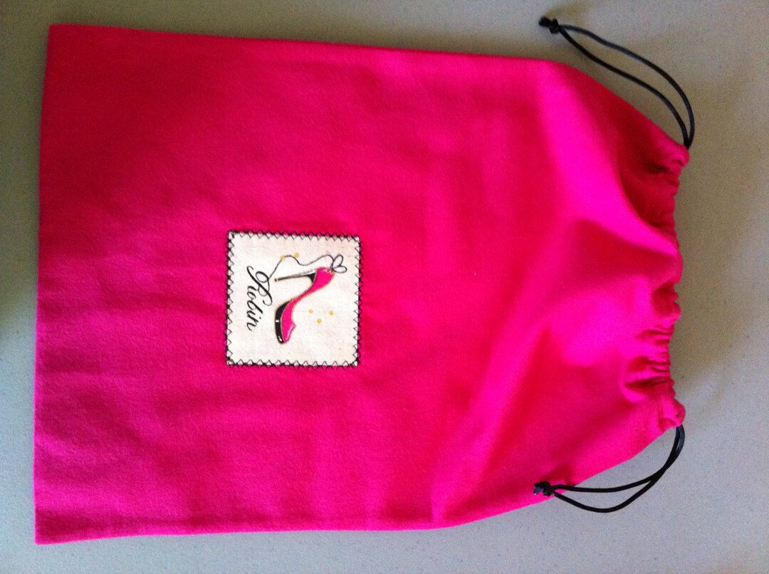 Bespoke Flannel Shoe Bags Personalized Just for You Etsy