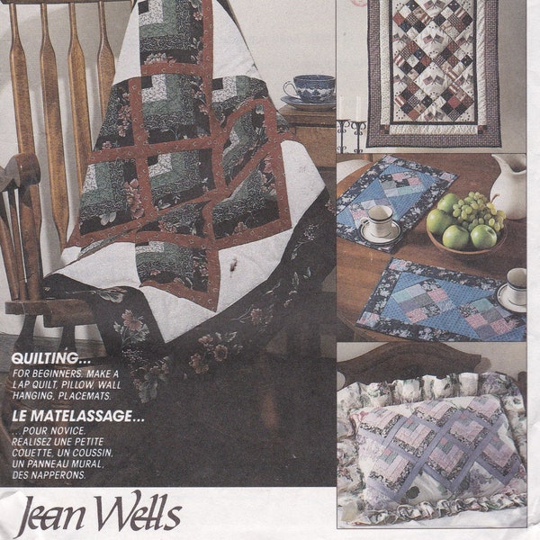 Log Cabin Placemat Pattern Etsy