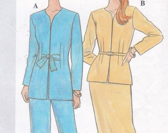 Simpliciity 8836 Misses' Suit with Pants Skirt in 2 Lengths and Jacket Size 14-20 UNCUT FACTORY FOLDED