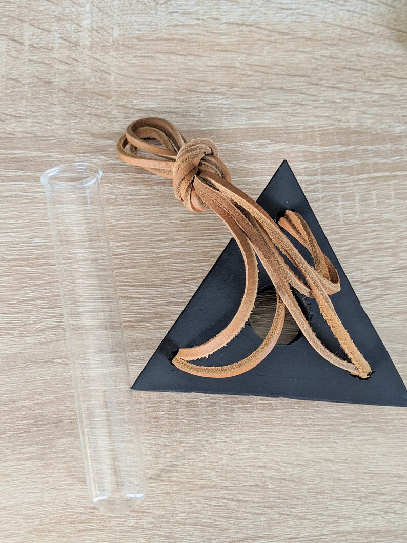 Single Triangular Hanging Test Tube Plant Stand