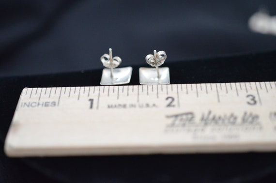 Two sets of small, silver, southwestern-style vin… - image 5