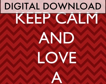 Keep Calm and Love A Submariner | Digital Download | Printable| Greeting Card| Submariner Card| For Your Submariner| Love A Submariner