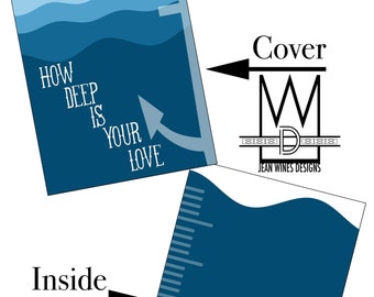 How Deep Is Your Love | Digital Download | Printable| Submarine Card| Submariner Greetings| Graphic Print| Submariner Humor| Submarine