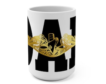 Gold Dolphins Submariner Mug for Dad