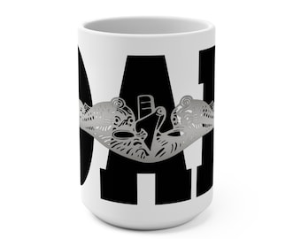 Silver Dolphins Submariner Mug for Dad