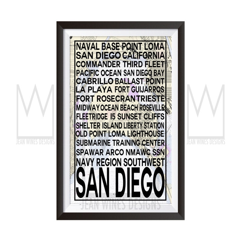 7 Submarine Homeports Submarine Homeport Posters Groton Etsy